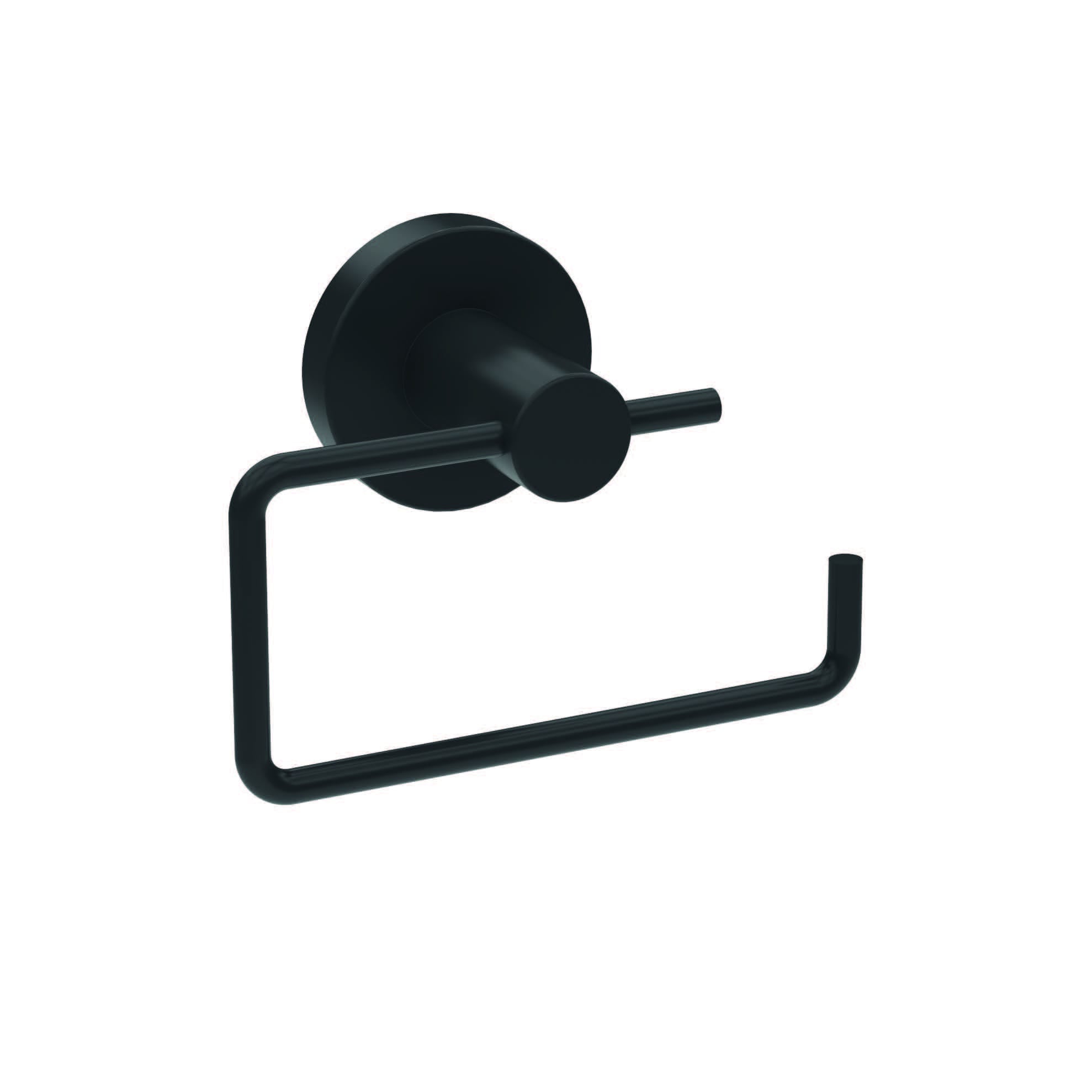 Toilettenpapierhalter ohne Deckel | Mattschwarz