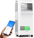 Comfee Mobile Klimaanlage 9000 BTU – 3-in-1 Klimagerät mit App-Steuerung, Entfeuchter & Ventilator | R290 | Bis 25 m²